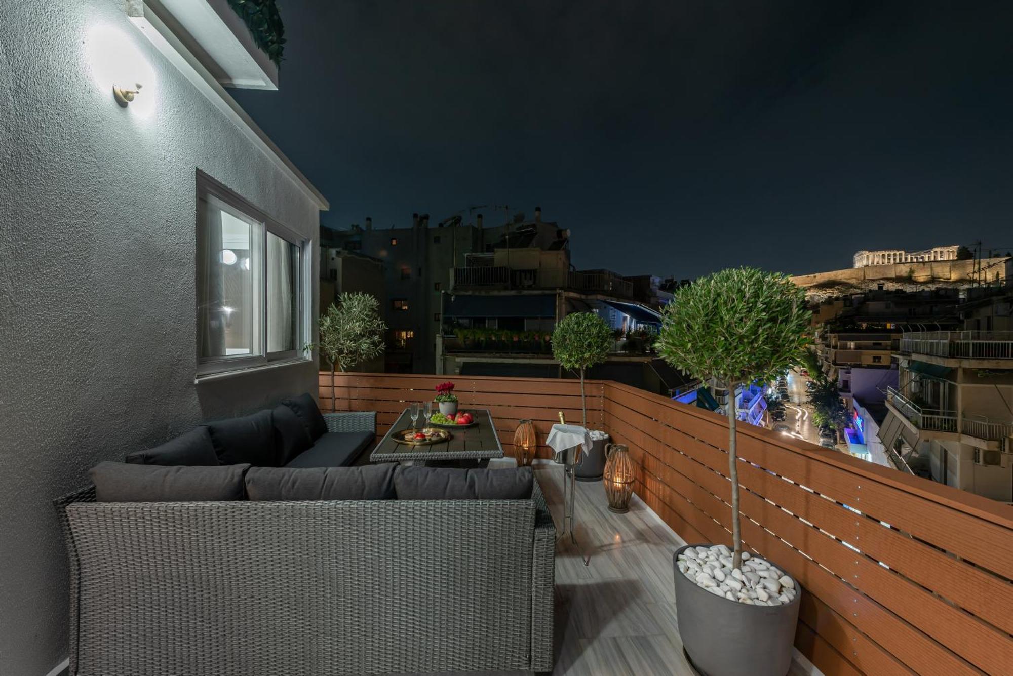 Acropolis Divine Penthouse Apartman Athén Kültér fotó